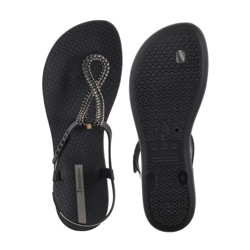 Ipanema Class Twist Sandal Fem 83658/BC909 Black/Dark Grey (IP85-a) šlepetės