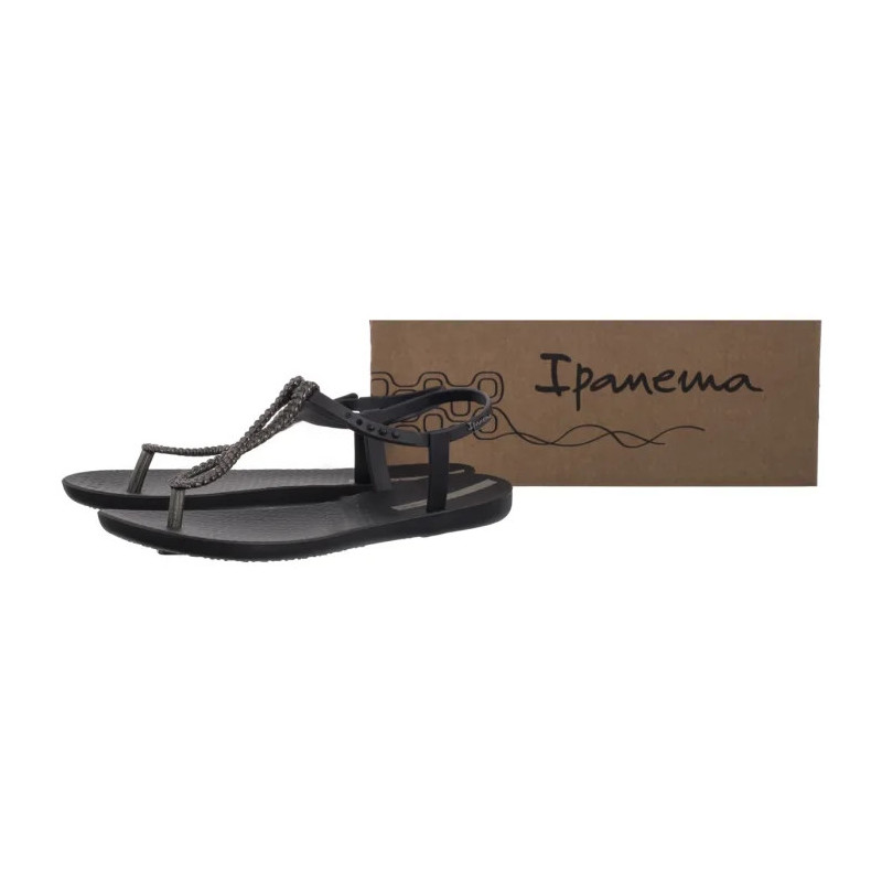 Ipanema Class Twist Sandal Fem 83658/BC909 Black/Dark Grey (IP85-a) šlepetės