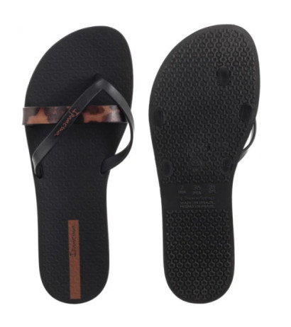 Ipanema Kirei Chic Fem 83673/BB740 Black/Brown Tile (IP88-a) šlepetės