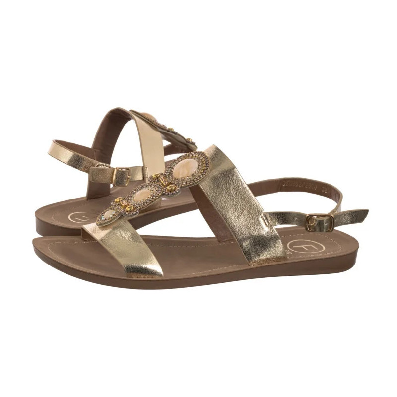 Filippo Złote DS6882/25 GO (FO169-a) sandalai