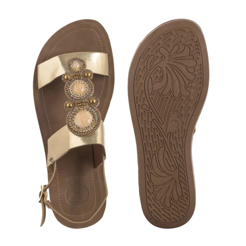 Filippo Złote DS6882/25 GO (FO169-a) sandalai