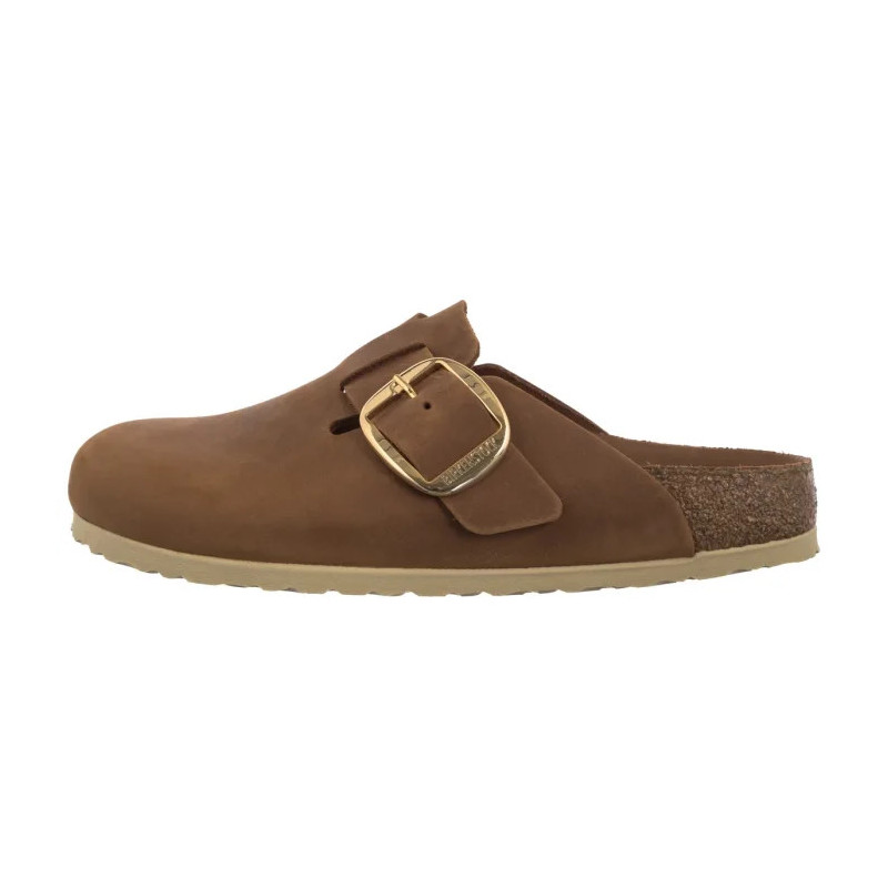 Birkenstock Boston Big Buckle Cognac 1030446 (BK316-a) Moteriški batai/šlepetės