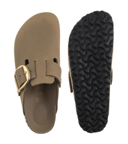 Birkenstock Boston Big Buckle Tabacco Brown 1030425 (BK316-b) Moteriški batai/šlepetės