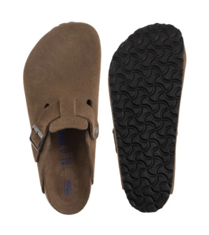 Birkenstock Boston BS SF Dark Tea Tonal 1030814 (BK320-a) šlepetės