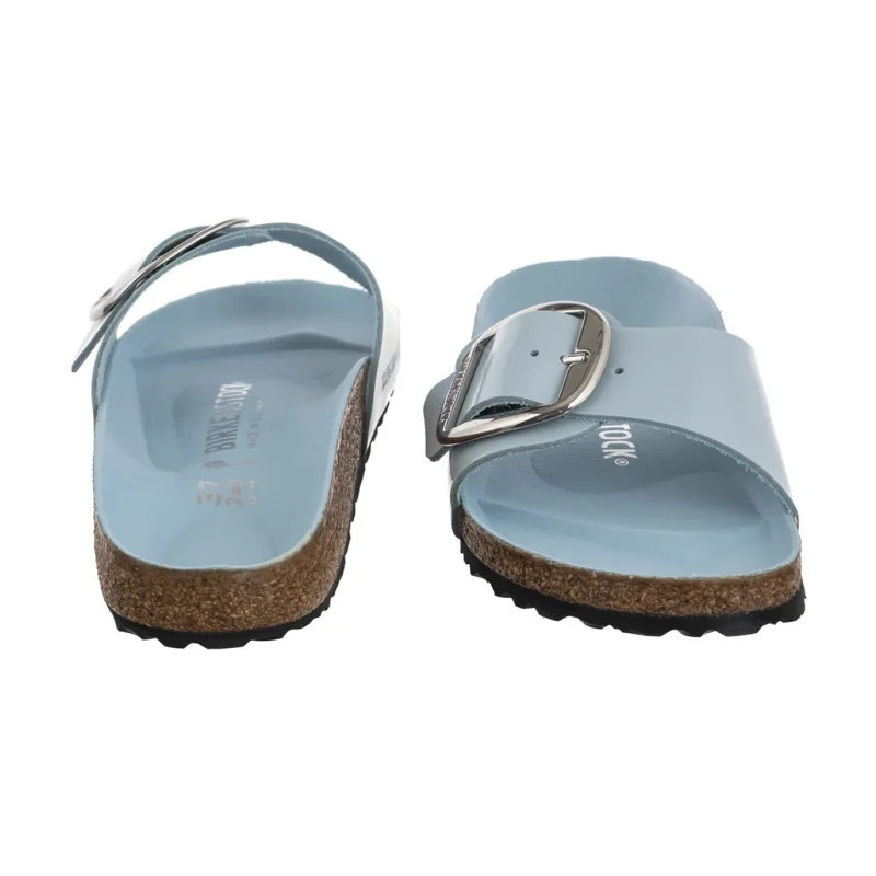 Birkenstock Madrid Big Buckle Baby Blue High Shine 1030364 (BK238-h) Moteriški batai/šlepetės