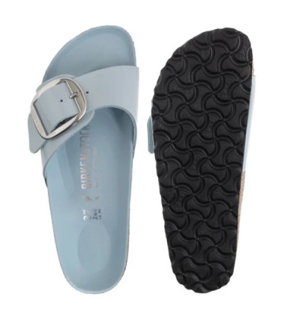 Birkenstock Madrid Big Buckle Baby Blue High Shine 1030364 (BK238-h) Moteriški batai/šlepetės