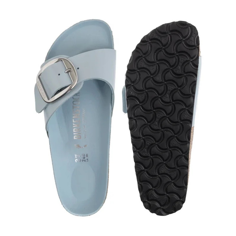 Birkenstock Madrid Big Buckle Baby Blue High Shine 1030364 (BK238-h) Moteriški batai/šlepetės