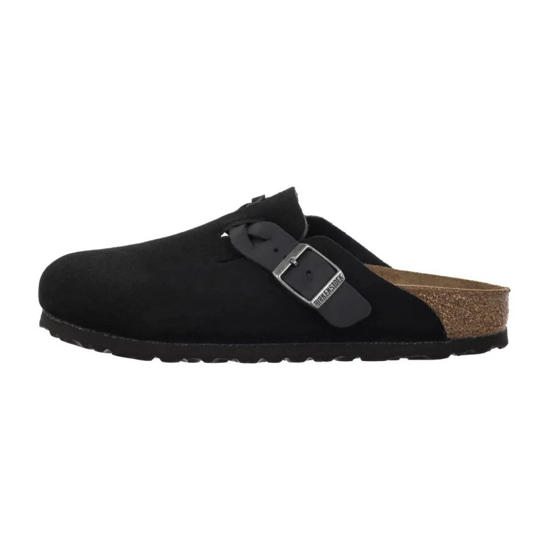 Birkenstock Boston Braided Black 1030497 (BK257-d) Moteriški batai/šlepetės