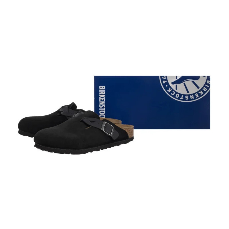 Birkenstock Boston Braided Black 1030497 (BK257-d) Moteriški batai/šlepetės