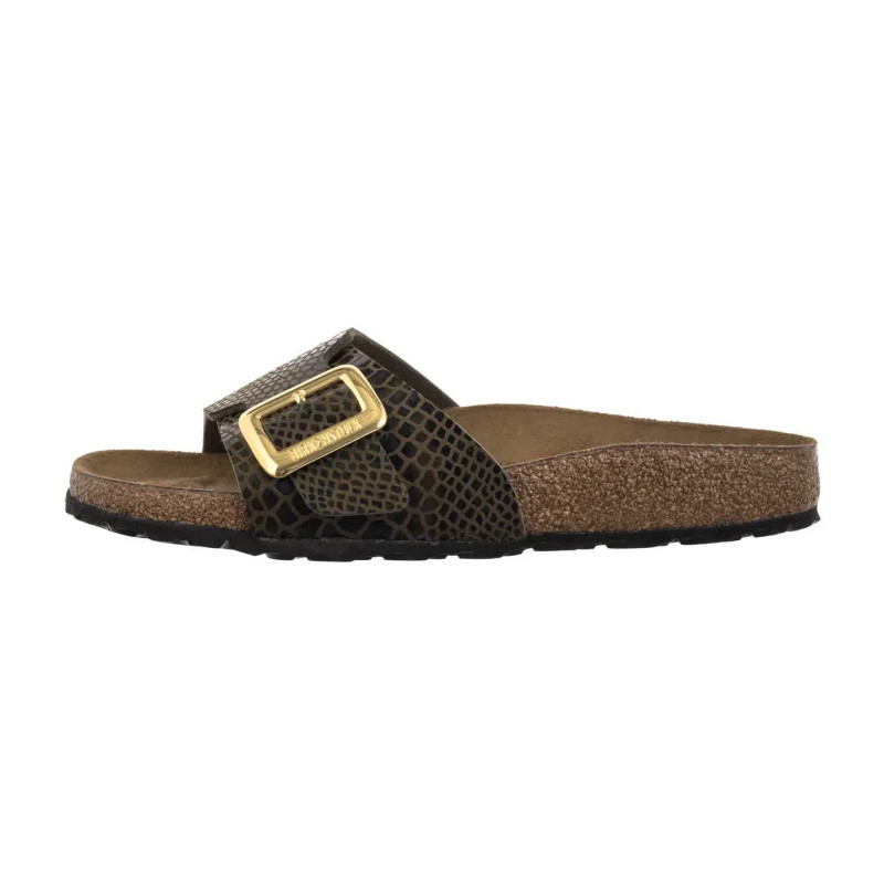 Birkenstock Catalina Cushion Buckle Shiny Snake Sage 1030320 (BK317-b) Moteriški batai/šlepetės