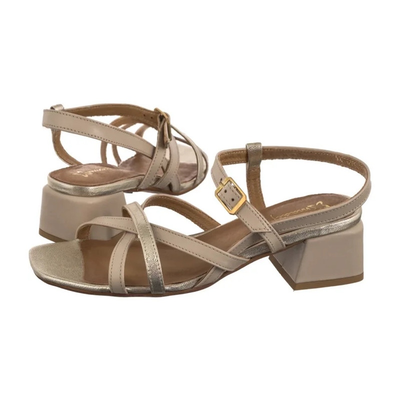 Maciejka Beżowe/Złote 06959-25/00-1 (MA1406-a) bateliai