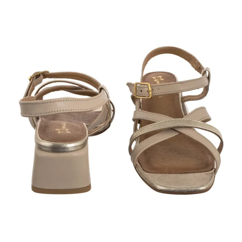 Maciejka Beżowe/Złote 06959-25/00-1 (MA1406-a) bateliai