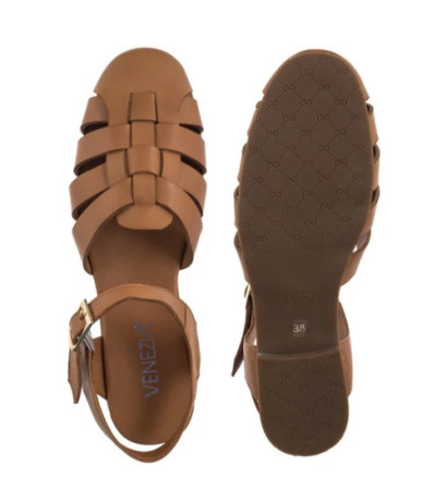 Venezia Brązowe G044LEBROBS129 (VE856-a) sandalai