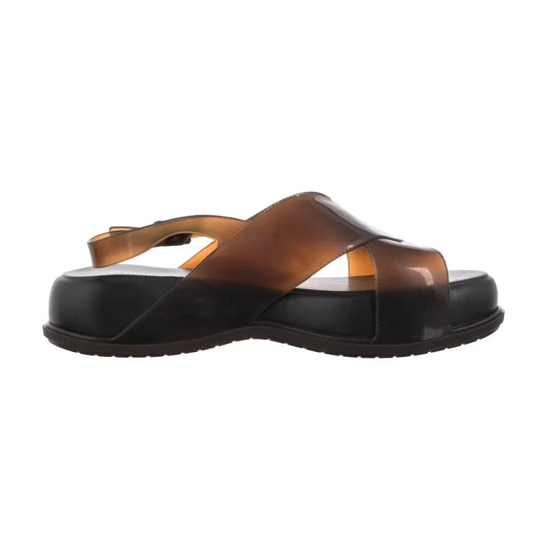 Melissa Mare Platform AD 36047/BH666 Brown/Black (ML378-a) sandalai