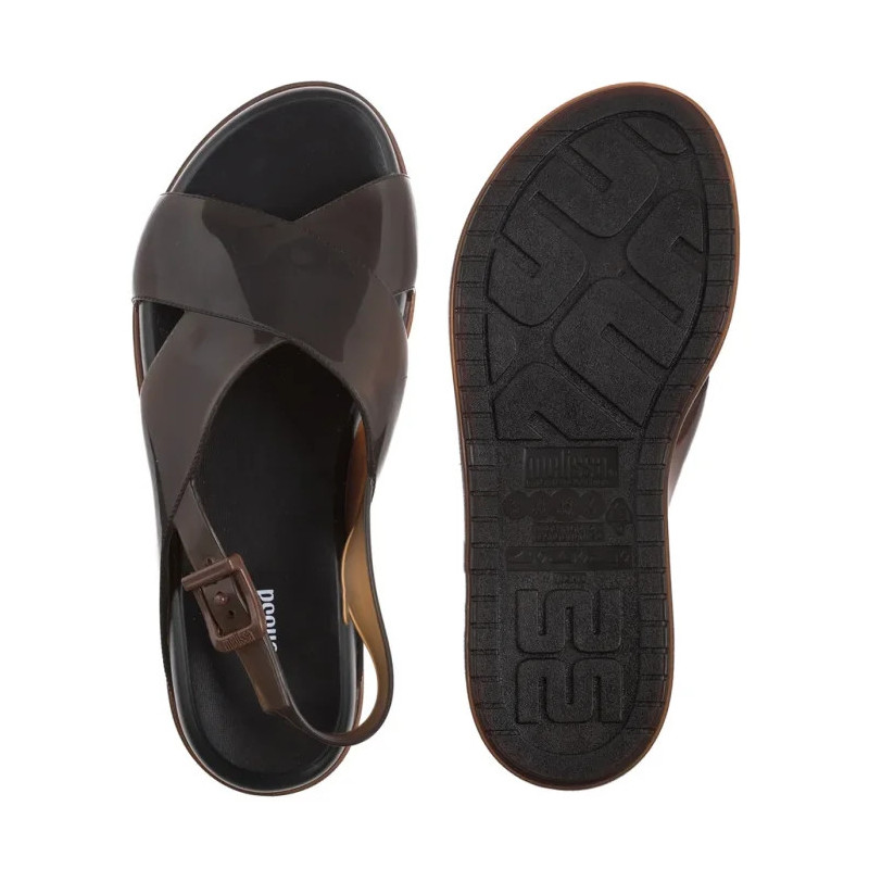 Melissa Mare Platform AD 36047/BH666 Brown/Black (ML378-a) sandalai