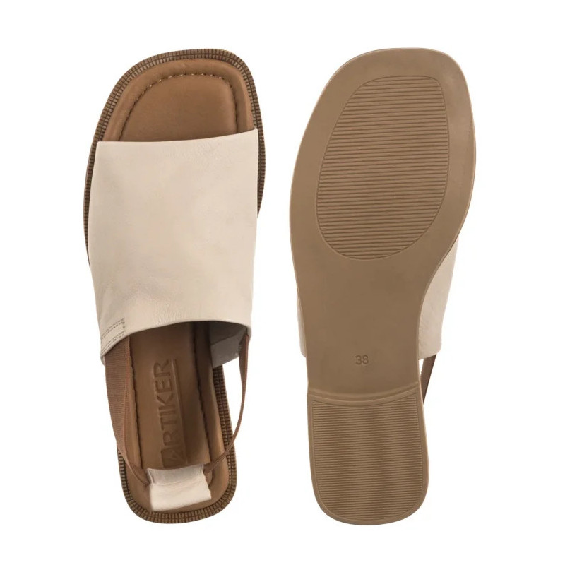 Artiker Beżowe 54C0857 (AR175-a) sandalai