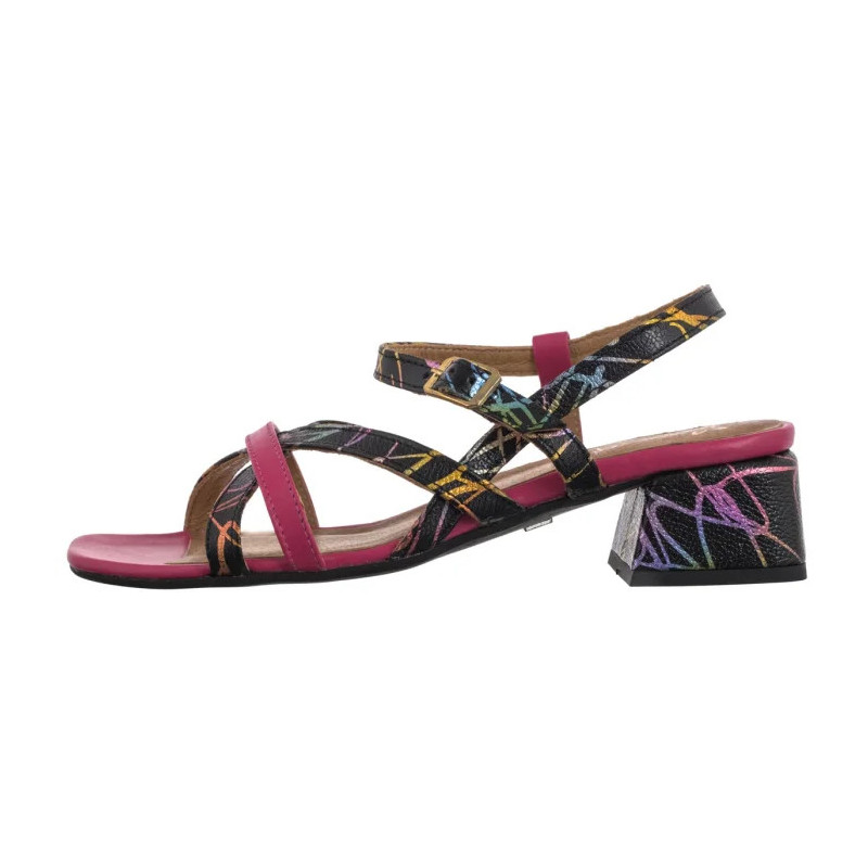 Maciejka Różowe+Czarne 06959-39/00-1 (MA1406-b) sandalai