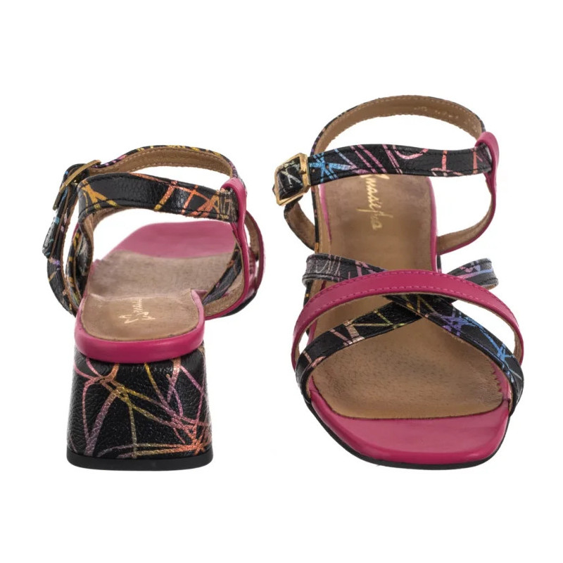 Maciejka Różowe+Czarne 06959-39/00-1 (MA1406-b) bateliai