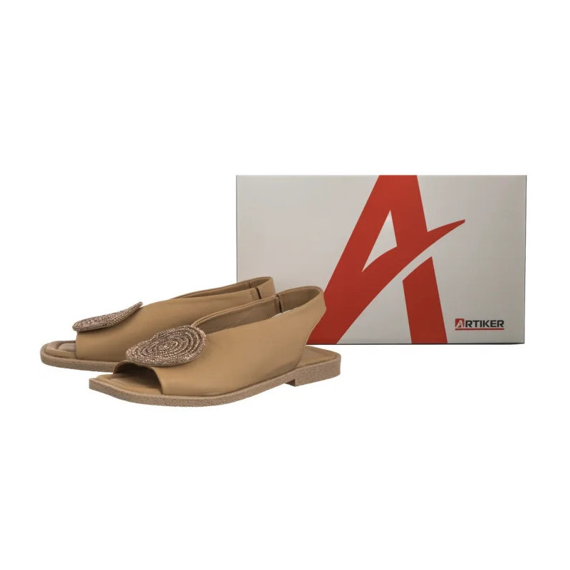 Artiker Beżowe 54C0865 (AR177-a) sandalai