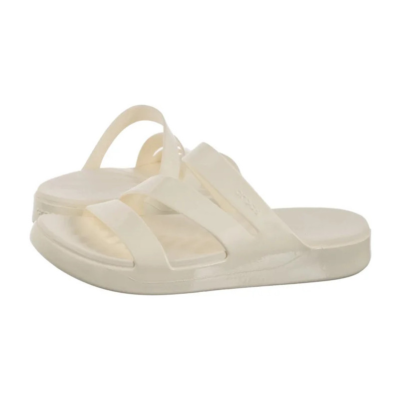 Crocs Getaway Patent Strappy Chalk 211296-0WV (CR395-a) Moteriški batai/šlepetės
