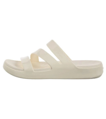 Crocs Getaway Patent Strappy Chalk 211296-0WV (CR395-a) Moteriški batai/šlepetės