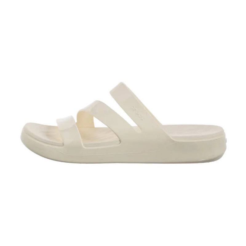 Crocs Getaway Patent Strappy Chalk 211296-0WV (CR395-a) Moteriški batai/šlepetės