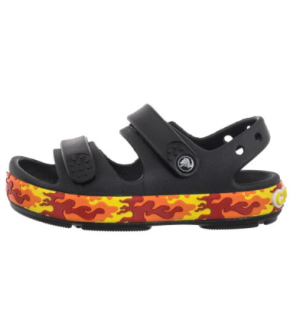 Crocs Crocband Cruiser Flames Sandal Kid's Black 211269-001 (CR394-a) sandalai