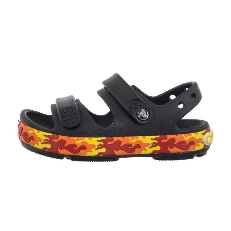 Crocs Crocband Cruiser Flames Sandal Kid's Black 211269-001 (CR394-a) sandalai