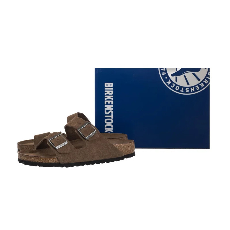 Birkenstock Arizona BS Soft Footbed Dark Tea Tonal FB 1030863 (BK323-a) šlepetės