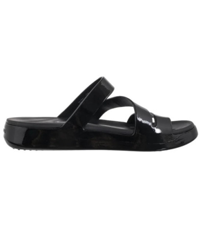 Crocs Getaway Patent Strappy Black 211296-001 (CR395-b) Moteriški batai/šlepetės