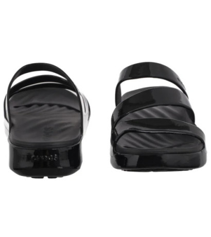 Crocs Getaway Patent Strappy Black 211296-001 (CR395-b) Moteriški batai/šlepetės