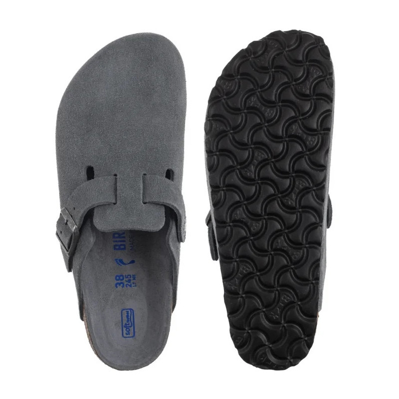 Birkenstock Boston BS Soft Footbed Basalt Gray Tonal FB 1030874 (BK321-a) Moteriški batai/šlepetės