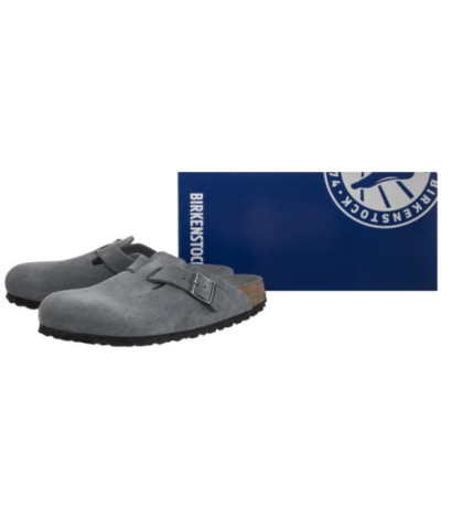 Birkenstock Boston BS Soft Footbed Basalt Gray Tonal FB 1030874 (BK321-a) Moteriški batai/šlepetės