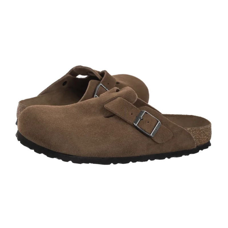 Birkenstock Boston BS Soft Footbed Dark Tea Tonal FB 1030861 (BK321-b) Moteriški batai/šlepetės