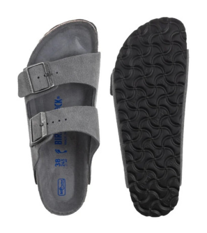 Birkenstock Arizona Bs Soft Footbed Basalt Gray Tonal FB 1030912 (BK322-a) Moteriški batai/šlepetės
