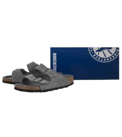 Birkenstock Arizona Bs Soft Footbed Basalt Gray Tonal FB 1030912 (BK322-a) Moteriški batai/šlepetės