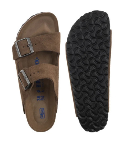 Birkenstock Arizona Bs Soft Footbed Dark Tea Tonal FB 1030865 (BK322-b) Moteriški batai/šlepetės