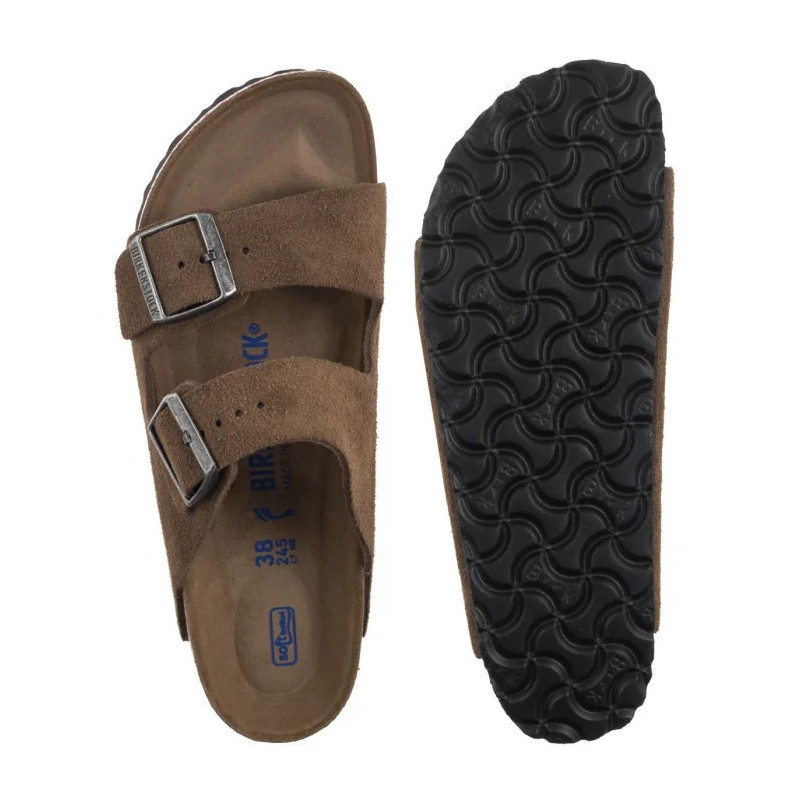 Birkenstock Arizona Bs Soft Footbed Dark Tea Tonal FB 1030865 (BK322-b) Moteriški batai/šlepetės
