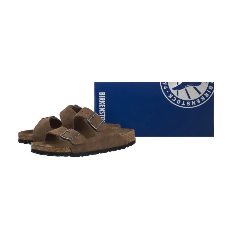 Birkenstock Arizona Bs Soft Footbed Dark Tea Tonal FB 1030865 (BK322-b) Moteriški batai/šlepetės