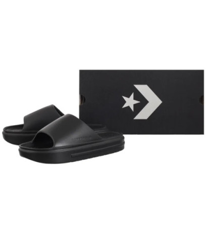 Converse Essential Slide Slip Black A12174C (CO795-a) Moteriški batai/šlepetės