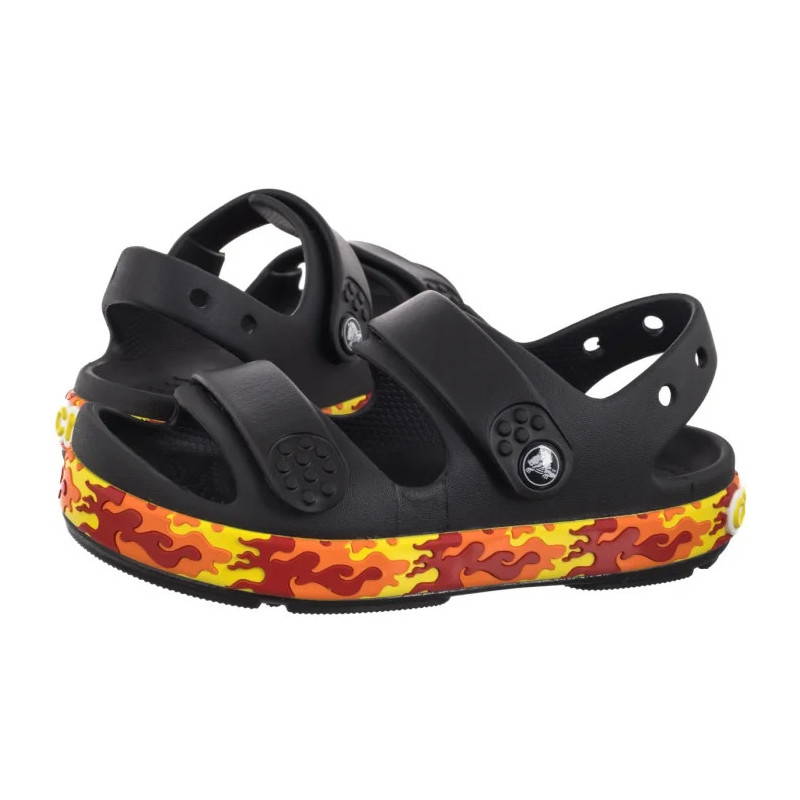 Crocs Crocband Cruiser Flames Sandal Kid's Black 211268-001 (CR397-a) sandalai