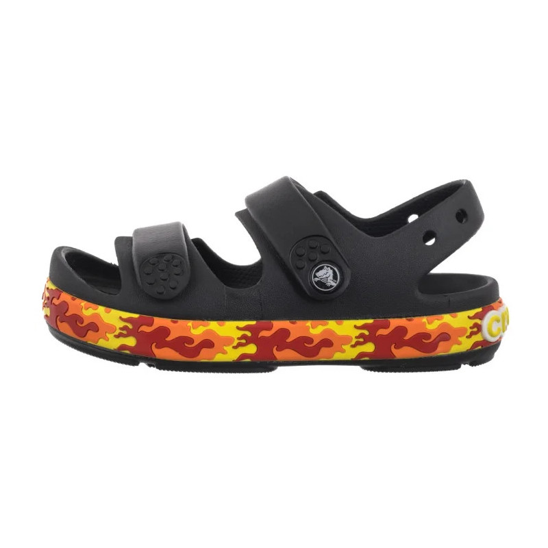 Crocs Crocband Cruiser Flames Sandal Kid's Black 211268-001 (CR397-a) sandalai