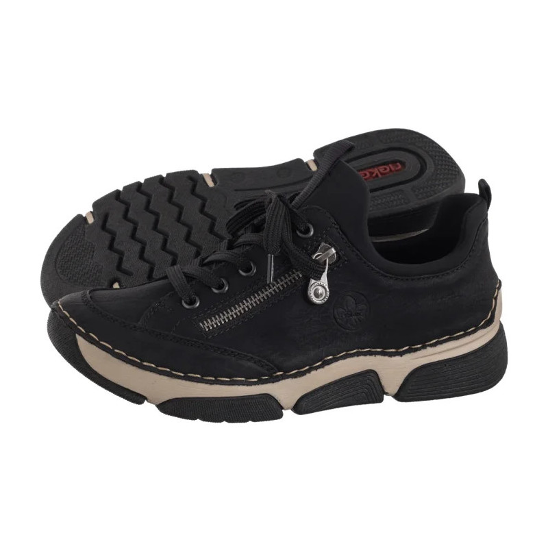 Rieker Czarne 45973-00 Black (RI186-b) batai