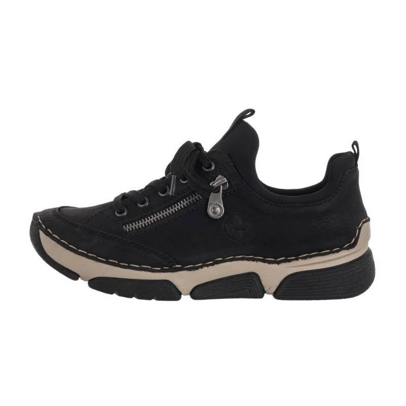 Rieker Czarne 45973-00 Black (RI186-b) batai