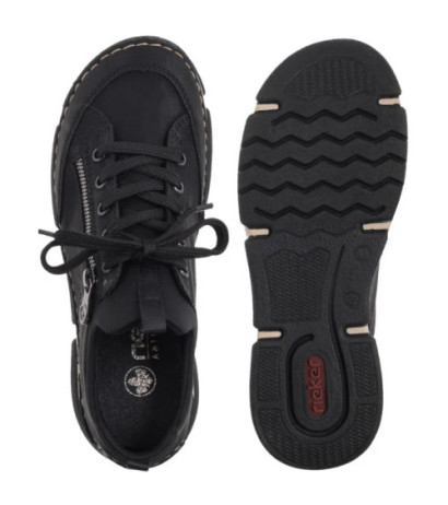 Rieker Czarne 45973-00 Black (RI186-b) batai
