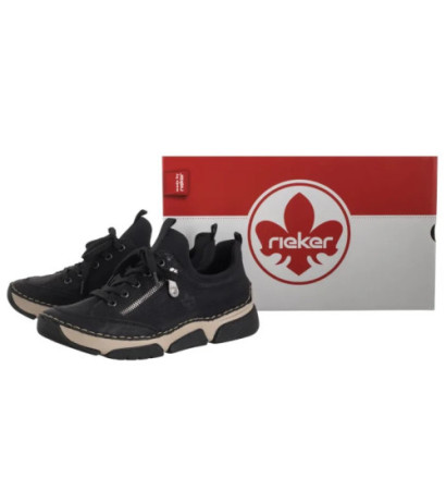 Rieker Czarne 45973-00 Black (RI186-b) batai