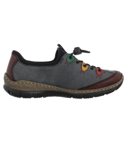 Rieker Szare N3271-14 Blue (RI185-b) batai