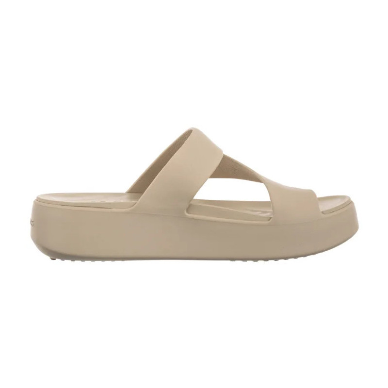 Crocs Getaway Platform Toe Loop Sandstone 210834-0LH (CR375-d) šlepetės