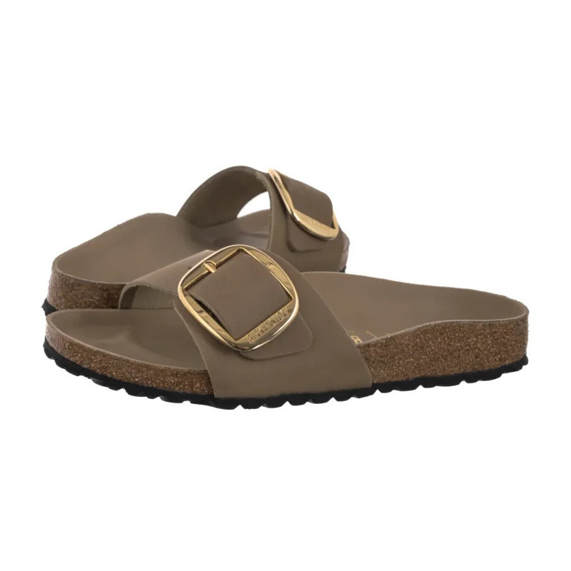 Birkenstock Madrid Big Buckle Tabacco Brown 1030467 (BK326-a) Moteriški batai/šlepetės