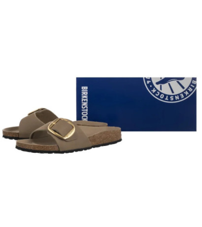 Birkenstock Madrid Big Buckle Tabacco Brown 1030467 (BK326-a) Moteriški batai/šlepetės
